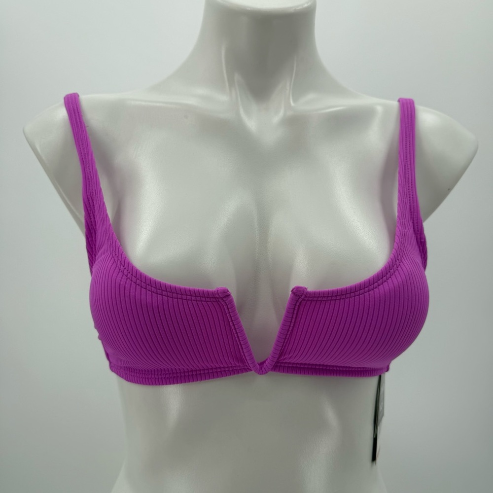 California Waves Purple Bikini Top Swimwear